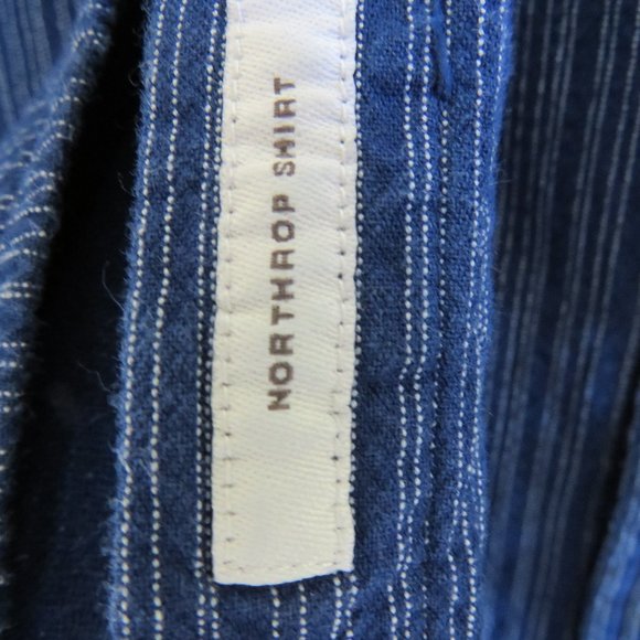 Goodfellow* Men's Short Sleeve‎ Button Down Straight Hem Striped Shirt~ Size XXL - Picture 5 of 12